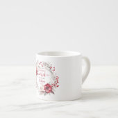 Onze eerste Kerstmis Getrouwd Espresso Kop (Voorkant rechts)