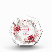 Onze eerste Kerstmis Getrouwd Fotoblokken (Voorkant)