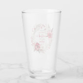 Onze eerste Kerstmis Getrouwd Glas (Achterkant)