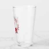 Onze eerste Kerstmis Getrouwd Glas (Links)