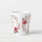 Onze eerste Kerstmis Getrouwd Latte Mok (Voorkant)