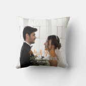 Onze eerste kerstmis meneer en mevrouw pasgetrouwd kussen (Achterkant)