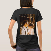 Onze eerste Kerstmis, Mr. Black white gold T-Shir T-shirt (Achterkant)