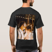 Onze eerste Kerstmis, Mr. Black white gold T-shirt (Achterkant)