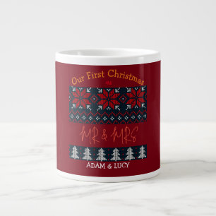 Onze eerste Kerstmis, Mr. en Mrs. /Couple newlywed Grote Koffiekop