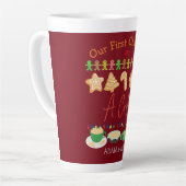 Onze eerste Kerstmis, Mr. en Mrs. /Couple newlywed Latte Mok (Linkerhoek)