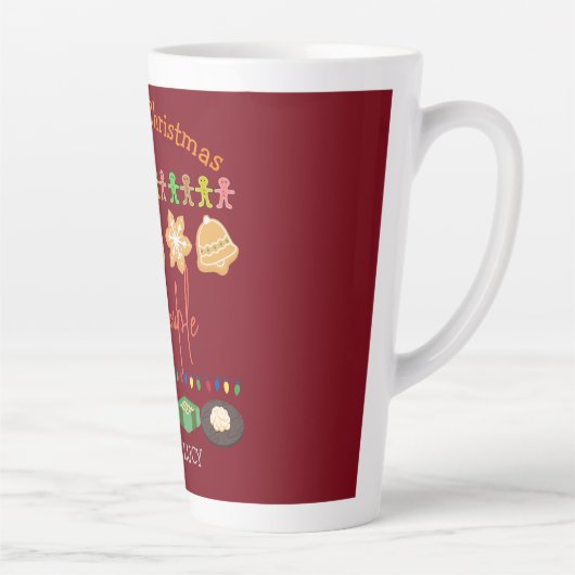 Onze eerste Kerstmis, Mr. en Mrs. /Couple newlywed Latte Mok (Rechts)