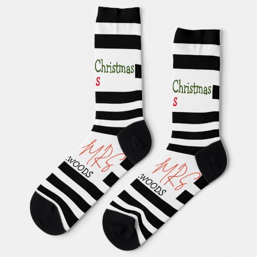 Onze eerste Kerstmis, Mr. en Mrs. /Couple newlywed Sokken (Links)