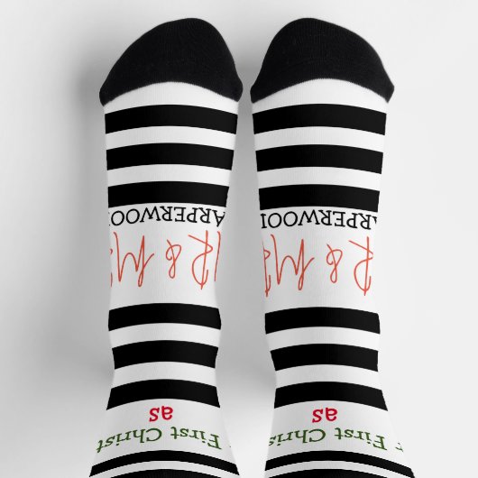 Onze eerste Kerstmis, Mr. en Mrs. /Couple newlywed Sokken (Top)