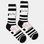 Onze eerste Kerstmis, Mr. en Mrs. /Couple newlywed Sokken (Rechts)