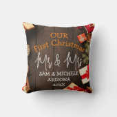 Onze eerste Kerstmis, Mr. en Mrs. nieuwhout Kussen (Voorkant)