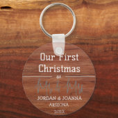 Onze eerste Kerstmis, Mr. en Mrs. nieuwhout Sleutelhanger (Voorkant)