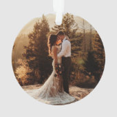 Onze eerste Kerstmis, Mr & Mrs. | Foto voor eerste Ornament (achterkant)