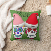 Onze Eerste Kerstmis Op Maat Gemaakte Suiker Skull Kussen (Deken)