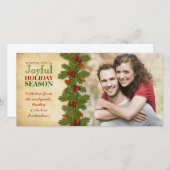 Onze Eerste Kerstmis Samen Kersttak Kerstfeest Feestdagenkaart (Voorkant / Achterkant)