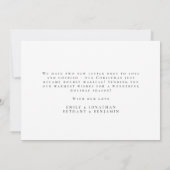 Onze eerste Kerstmis Twin Baby's aangepaste foto Feestdagenkaart (Achterkant)