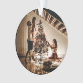 Onze Eerste Kerstmis Verloofde 2024 Bruiloft Ornament (voorkant)