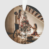 Onze Eerste Kerstmis Verloofde 2024 Bruiloft Ornament (voorkant)