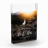 Onze eerste Kerstmis was net Mrs. en Mrs. Fotoblokken (Links)