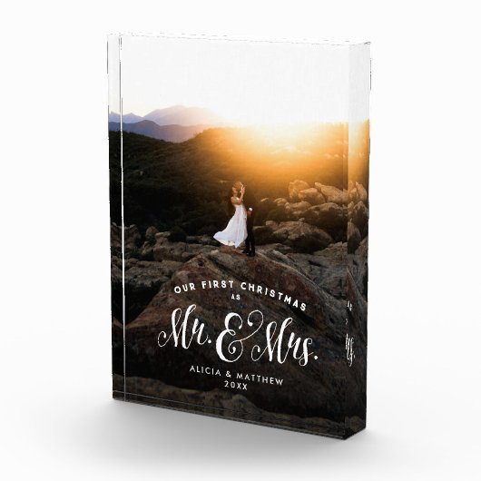 Onze eerste Kerstmis was net Mrs. en Mrs. Fotoblokken (Rechts)