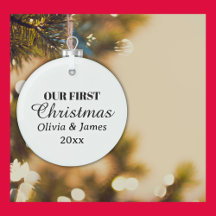 Onze Eerste Kerstnamen Jaar Keepsake