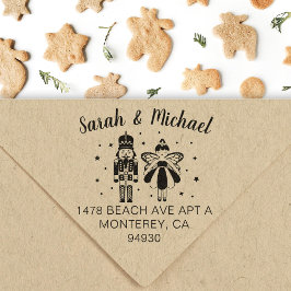 Onze eerste kerstnesskraker Princess Fairy Zelfinktende Stempel