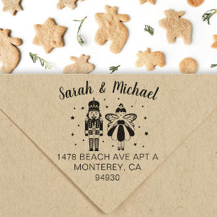 Onze eerste kerstnesskraker Princess Fairy Zelfinktende Stempel