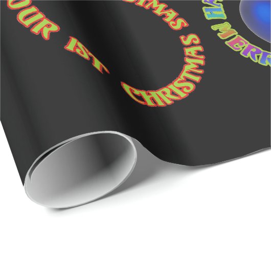 Onze eerste kerstrode blauwe groene decoraties cadeaupapier (Rol Hoek)