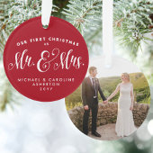 Onze eerste kerstvakantie ornament