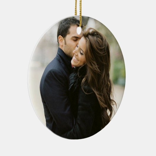 Onze eerste kerstversiering | Feestdagen Keramisch Ornament (Rechts)