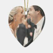 Onze eerste kerstversiering keramisch ornament (Links)