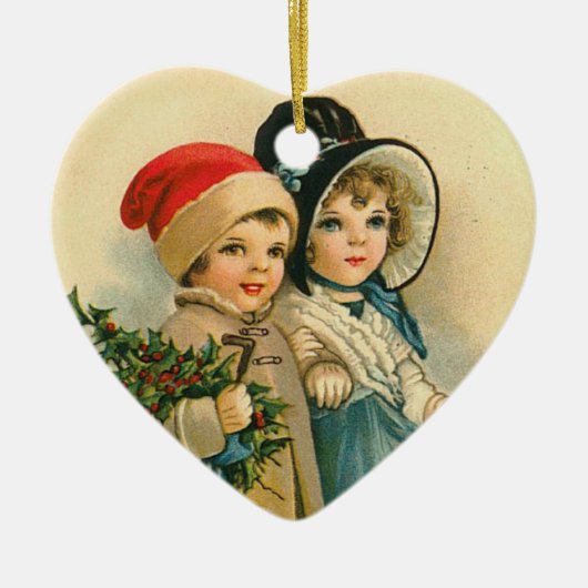 Onze eerste kerstversiering keramisch ornament (Voorkant)