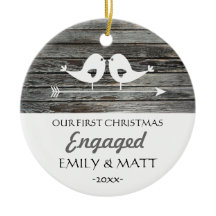 Onze eerste kerstversiering - liefdesvogels - bijt