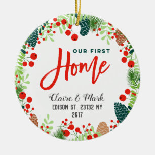 Onze eerste kerstversiering thuis keramisch ornament