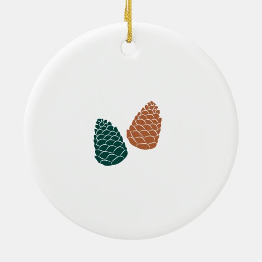 Onze eerste kerstversiering thuis keramisch ornament (Achterkant)