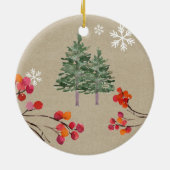 Onze eerste kerstversiering thuis keramisch ornament (Achterkant)