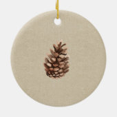 Onze eerste kerstversiering voor thuisgebruik keramisch ornament (Achterkant)