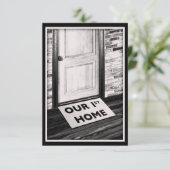 onze eerste mat foto van de thuisdeur kaart (Staand voorkant)