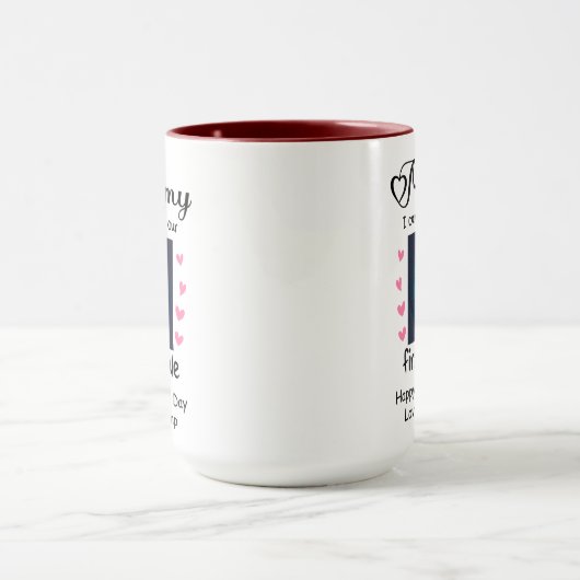 Onze eerste Moederdag 2026, eerste knuffel Mok (Midden)