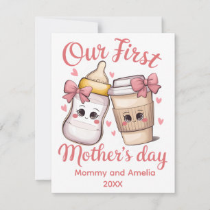 Onze Eerste Moederdag Feestdagenkaart
