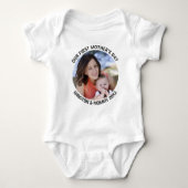 Onze eerste Moederdag Mama & Me Custom Photo Romper (Voorkant)