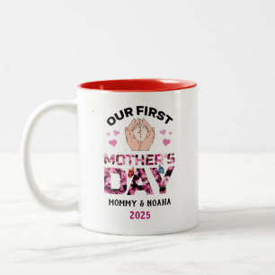 Onze Eerste Moederdag Mok, Persoonlijke Naam Mok