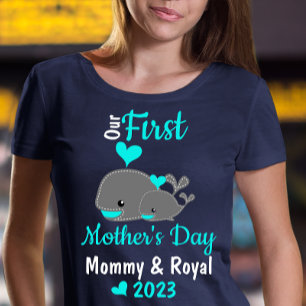 Onze eerste Moederdag persoonlijke Shirten T-shirt