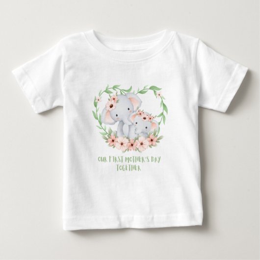Onze eerste moederdag samen Baby Bodysuit (Voorkant)