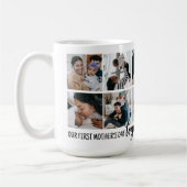 Onze eerste Moederdag samen! Fotocollage Koffiemok (Links)