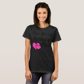 Onze eerste Moederdag Samen Hart Moederdag T-shirt (Voorkant volledig)