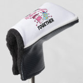 Onze eerste moederdag samen trouwen golfheadcover (3/4 voorkant)