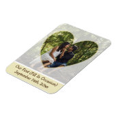 Onze eerste (occasie) herinnering Foto Magnet Magneet (Linkerzijde)