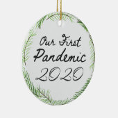 Onze eerste pandemische 2020 Ornament (Rechts)