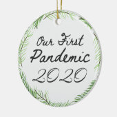 Onze eerste pandemische 2020 Ornament (Links)